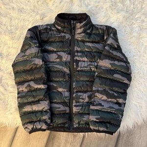 Boys Iceburg Camouflage Puffer Jacket